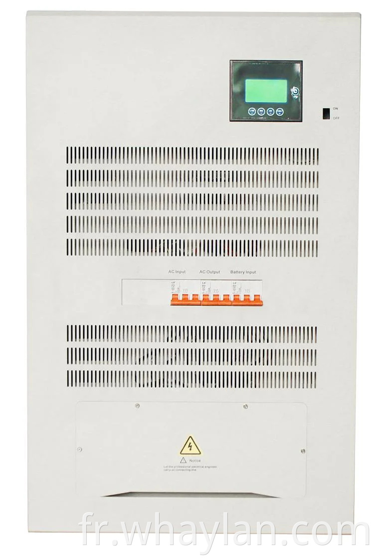 Whaylan grande capacité DC vers AC Pure onde onde ondule d'énergie solaire Fréquence d'onduleur 16 kW onduleur solaire triphasé à usage domestique Utilisation d'usine